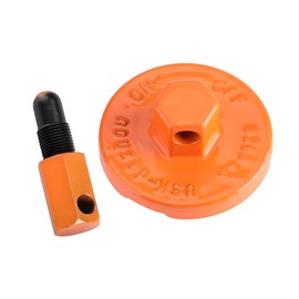 JNNJ Piston Stopper Chainsaw Clutch, Clutch Disassembly Expander, Drum Chainsaw Disassembly Parts, Piston Stop Tool Universal for Chainsaws (Orange)
