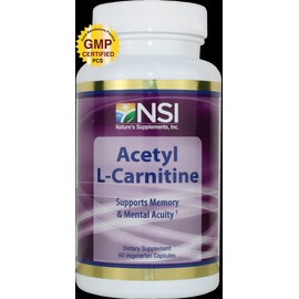 NSI  natures supplements ACETYL L-CARNITINE PARA LA MEMORIA 100% Natural