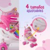 Alltop Patines De 4 Ruedas Led Para Niño Niña Ajustables