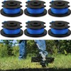 6 Pack String Trimmer Spool Replacement for Ryobi One Plus