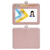 Teskyer ID Card Holder, Pass Case, Neck Strap, PU Leather,