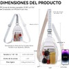 CXJYSD Riñonera Transparente,Impermeable,Manos Libres, Cartera Para Mujer,Ideal Para Deportes Al