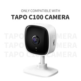 2 Pack Adhesive Wall Mount Bracket for Tapo Camera C100 C110, Strong Adhesive Durable Camera Mount Stand, No Drill No Screws Easy to Install