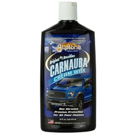 Gliptone Brazilian Carnauba Cream Wax, Original #1, Non Abrasive, Mirror Like Luster, Premium Protection for All Paint Finishes