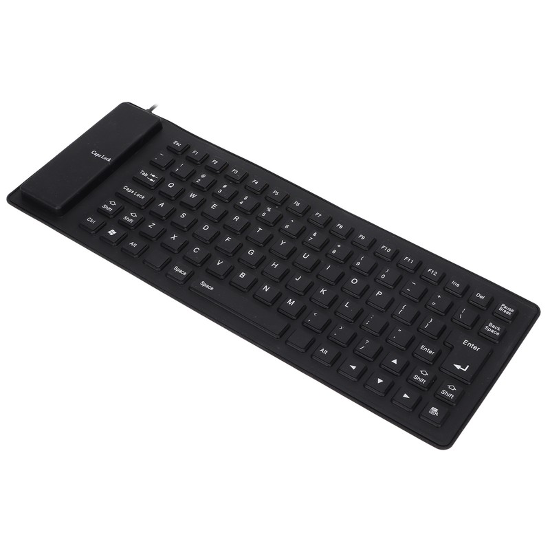 Silicone Keyboard Fully Sealed Design Lightweight Portable Silent Soft Comfortable