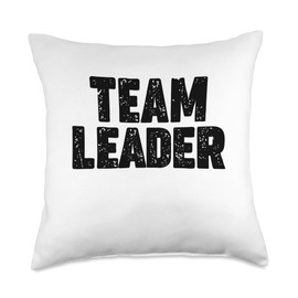 Team Leader Throw Pillow