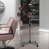 Salon Hair Perm Steamer, 5 Head Infrared Salon Hairdressing Hair
