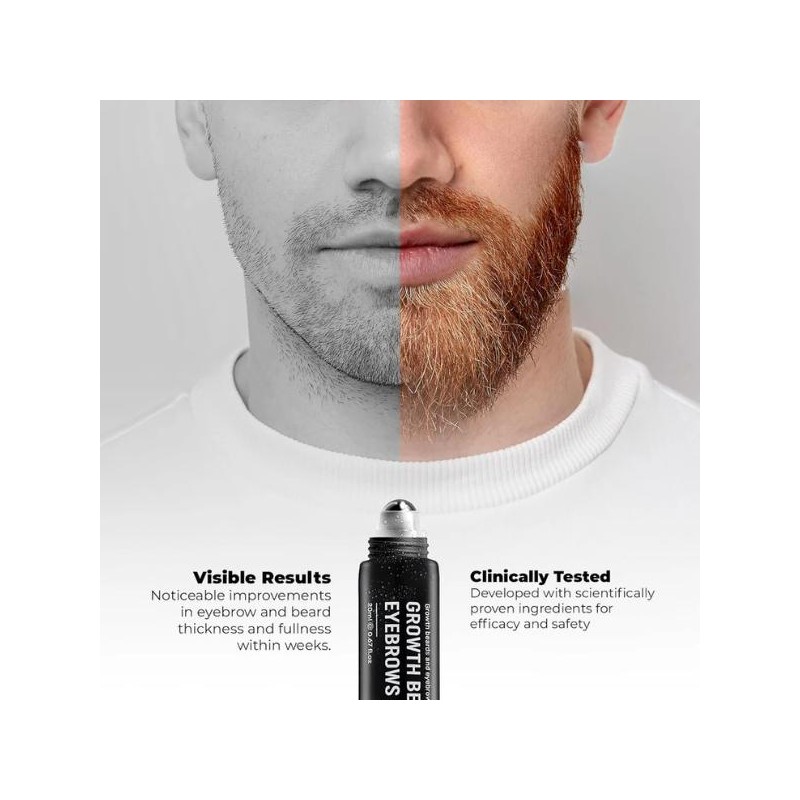 Abera Ginb Advanced Growth Beard & Eyebrows Serum For Men