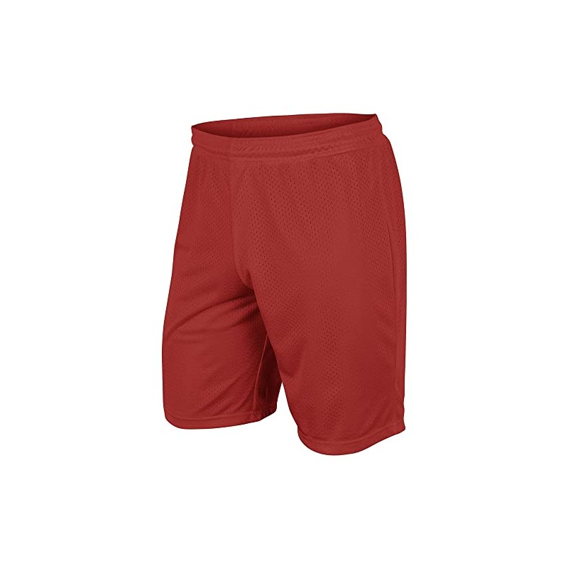 CHAMPRO Dynamic Tricot Mesh Shorts, Scarlet