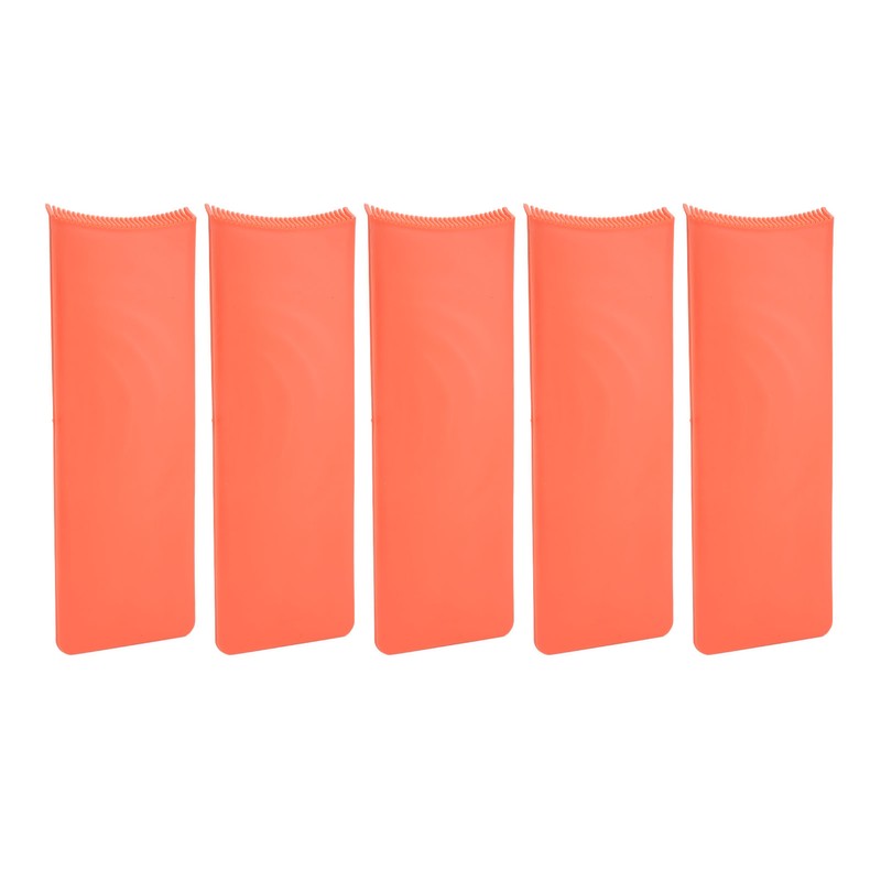 5Pcs Balayage Board 12in Long Round Teeth Safe Durable ABS