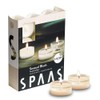 Spaas 24 Scented Clearlights, Tealights in Transparent Clear Cup, 4.5