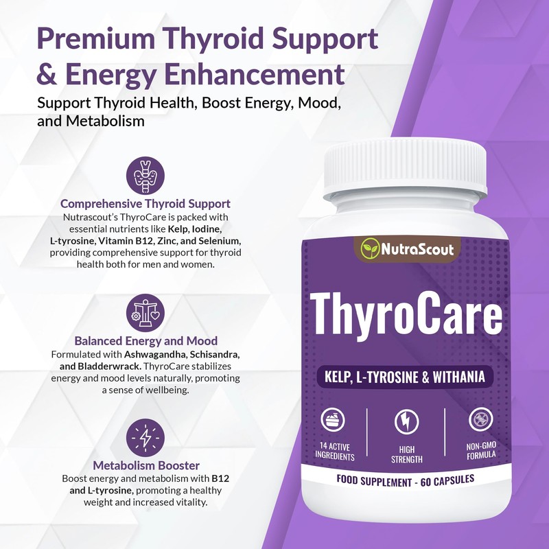 ThyroCare #1Thyro & Energy Support Supplement | Advanced Metabolism &