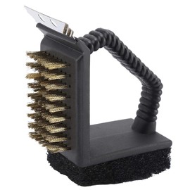 BBQ Grill Brush, Grill Cleaning Brush, 3-in-1, Durable Grill, Made of Stainless Steel, Grill Cleaning Set for Gas Grill, Charcoal Grill, Grill Grate