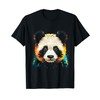 Panda Animal Zoo Art Panda T-Shirt, black
