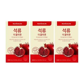 Nutri One Life [Immediate deadline 2027.1.27] Nutri One Life Pomegranate The Collagen 20g x 14 sachets (renewal) 3 pcs Ss 1 pc / [기한임박 2027.1.27] 뉴트리원라이프 석류 더 콜라겐 20g x 14포 (리뉴얼) 3개 Ss 1개
