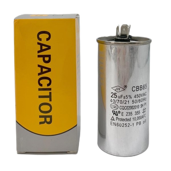 25uF 25 MFD 370VAC 440VAC 450VAC 50/60Hz CBB65 C65R Run