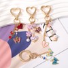 elephtree Aesthetic Y2K Keychains Accessories Bag Charms Cute Heart Butterfly