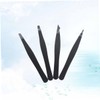 Healeved 4pcs Stainless Steel Eyebrow Tweezers Set Flat Pointed Tips