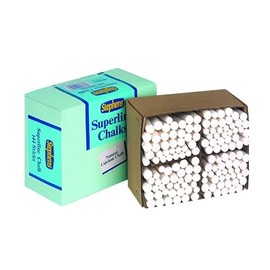 FINCHLEY Stephens Tapered Chalk Stick White (Pack of 144) + FREE REFILL PEN