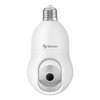 STEREN CCTV-238 Cámara WiFi Robotizada Socket seguidor Movimiento 3MPX, Blanco