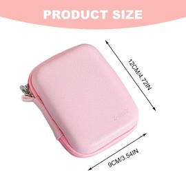 KEWUF 1 x Digital Camera Case, Digital Camera Case Compatible with Sony ZV-1/Ricoh GR/Casio zr1000/1200/Canon G7/SX720/Panasonic ZS110, Small Carry Bag Digital Camera, Hard Travel Carry Bag