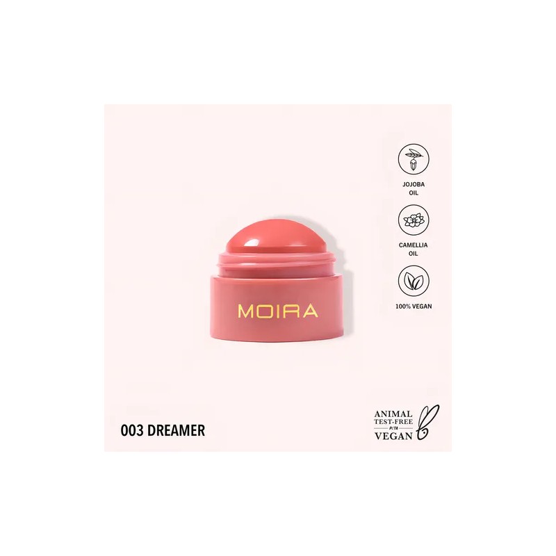 Rubor Moira Soft Blush Balm Tono Del Maquillaje 003 Dreamer