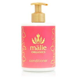 Mālie Organics Conditioner, Plumeria Scent, Daily Hydration for All Hair Types, Green Tea Extract + Avocado Oil, Vegan, 14 oz