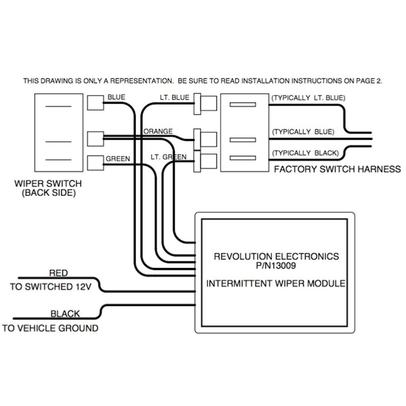 Revolution Electronics Intermittent Wiper Module for Classic GM Vehicles
