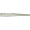 Ceramic White Narrow Tappering Comb 7"