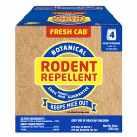 Fresh Cab FC4P36D6 Mouse/Rodent Repellent Pouch, 4-Pk. - Quantity 6