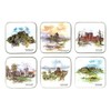 Castle Melamine Scottish Castles Coasters - Set of 6