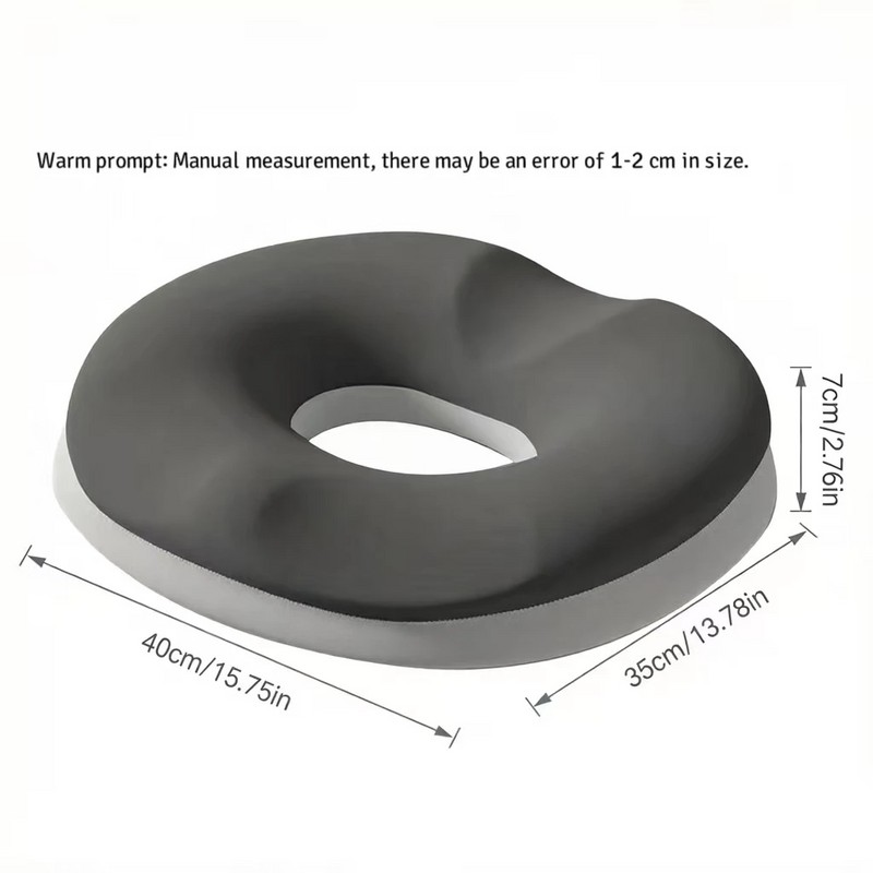 Donut Seat Cushion for Sitting Comfort – Memory Foam Tailbone