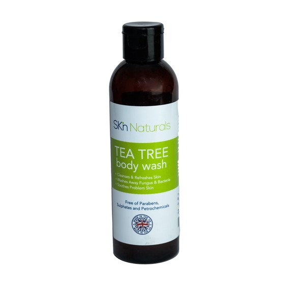 Tea Tree Oil Antifungal Vegan Shower Gel, Body Wash and Natural Soap that Relieves Acne, Eczema, Jock Itch, Nail Fungus & Athlete’s Foot Cleanses and Soothes Dry Itchy Skin