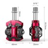 CXWXC Bicycle Pedals with 3 Sealed Bearings Aluminium Alloy for