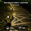 Solar Lights Outdoor Waterproof, Stainless Steel LED Landscape Lighting, Solar