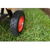 Shepherd Hardware 8" Semi-Pneumatic Replacement Wheel – Diamond Tread Rubber