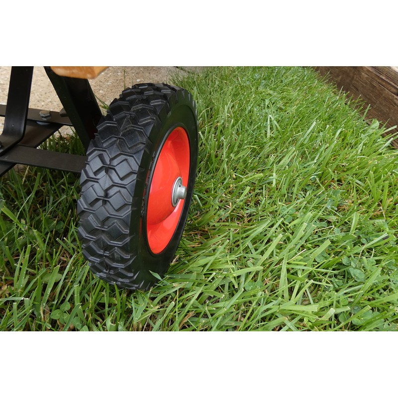 Shepherd Hardware 8" Semi-Pneumatic Replacement Wheel – Diamond Tread Rubber
