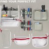 Multi Pocket Admin Organizer for Backpack, Hook and Loop Pouch