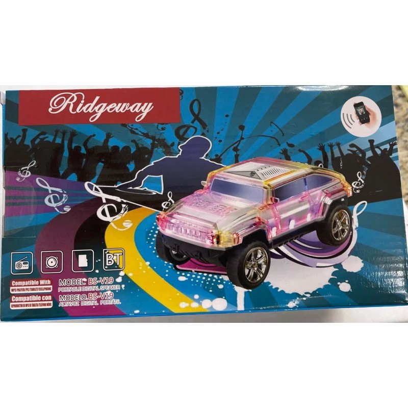 Hooked BLUETOOTH SPEAKER Ridgeway BS-v19 Hummer Black