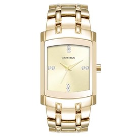 Armitron Men's Genuine Crystal Accented Bracelet Watch, 20/4507