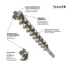 Bosch HC4053 - 1 In. X 36 In. Speed-X Spline