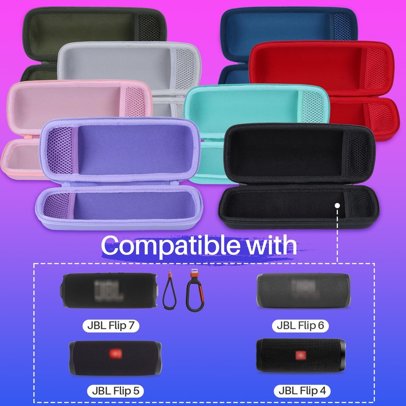 Lebakort Hard Case Compatible with JBL Flip 7 6 5