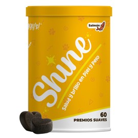 SHINE - Suplemento Natural para Piel y Pelo de Perros  Reduce la Cada del Pelo  Alivia Comezn por Irritacin  Pelaje Ms Brillante y Suave  Con Omega 3 
