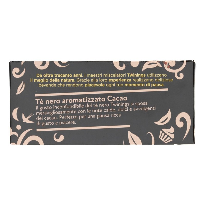 Twinings, Tè Nero Aromatizzato Cacao, Gusto Dolce e Avvolgente, Infusi