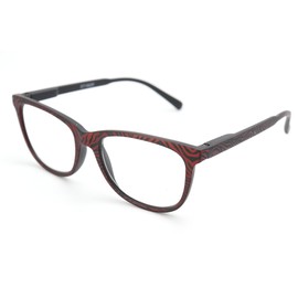ColorViper basic cateye women reader spring hinge Reading Glasses colors sizes very (z1 matte metallic animal print red, 2.75)