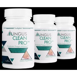 PureHealth Fungus Clean Pro Probiotic Nail Fungus Inhibitor Supplement - 3 Bottles