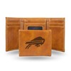 Rico Industries Unisex, Laser Engraved Trifold Wallet, Buffalo Bills,Brown