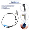 QUARKZMAN 2 Pieces Rear Left Right ABS Sensor Wheel Speed