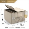 Sorbus China Storage Containers – Dinnerware Organizer for Champagne Flute