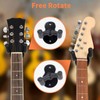 2PCS Guitar Wall Mount Hanger Metal Multifunctional Guitar Hangers Hook